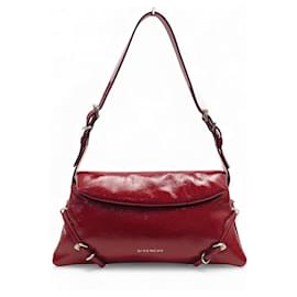 NUOVO BORSO A MANO GIVENCHY P'TIT VOYOU IN PELLE LUCIDA ROSSA - Givenchy