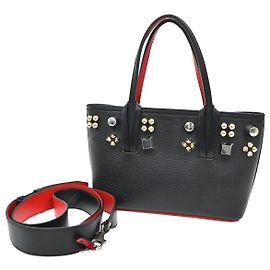Christian Louboutin Cabata Empire Tote Studded Leather Small