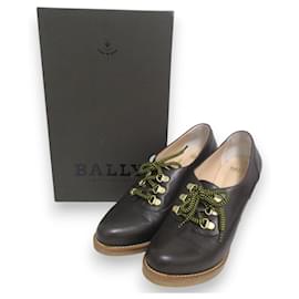 Bally Leder Loafer Pumps