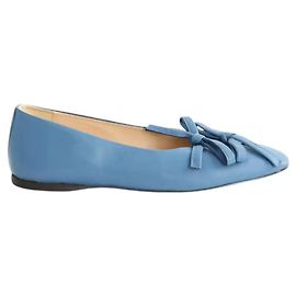 Lanvin Ballerine blu in pelle di vitello stile pony