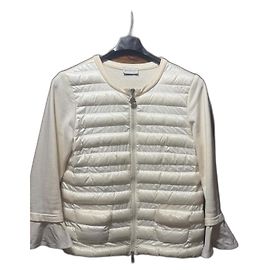 Moncler Jacke Weiß Acetat
