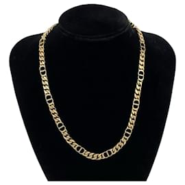 Collana Placcata Oro Logo CD Christian Dior