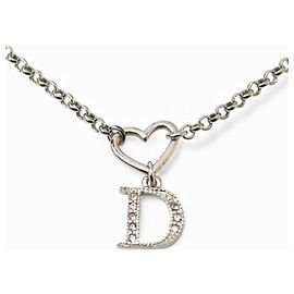 Collana in strass argento Christian Dior