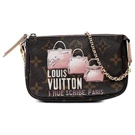 Mini Pochette Accessori Monogramma Marrone Louis Vuitton