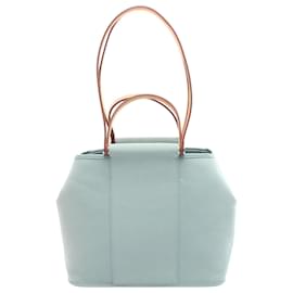 Hermès Blue Toile Cabag Elan PM
