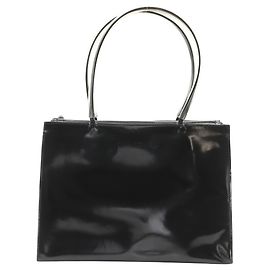 Borsa tote nera e trasparente Salvatore Ferragamo
