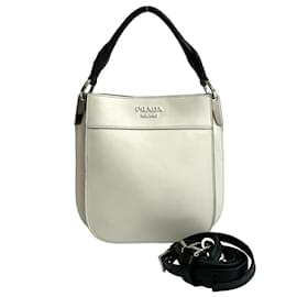 Borsa in pelle con logo Maggit di Prada 2 in 1