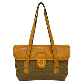 GUCCI Borsa Tote Semi-Spalla in Pelle Micro GG Horseshoe Old Gucci