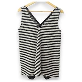 Autre Marque Jersey de tweed con cuello en V Roving Boarder de TOMORROWLAND