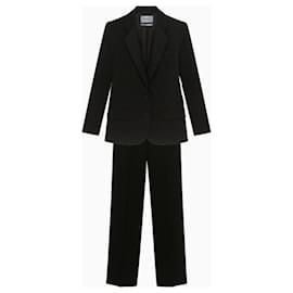 Veste de smoking Yves Saint Laurent noire en laine