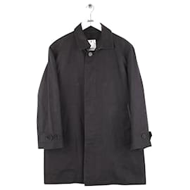 Burberry Abrigo de algodón negro