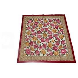 Sciarpa floreale multicolore vintage Dior