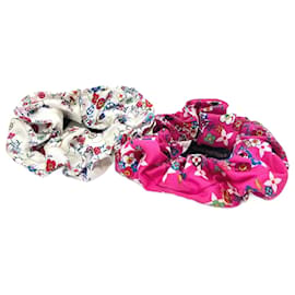 Set di Scrunchie in Seta Louis Vuitton