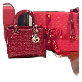 Christian Dior Lady Dior Medio in vernice