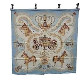HERMES Carré 90 Sciarpa in Seta Multicolore - Hermès