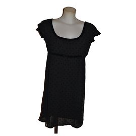 Twin Set Kleid mit Polka Dots Schwarz Größe S