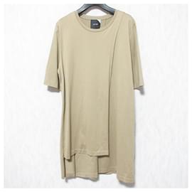ATON Asymmetry Layered T-shirt Long Cutsew - Autre Marque
