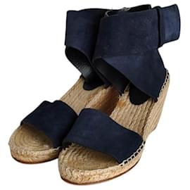 Sandali con zeppa in suede Celine - Céline
