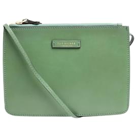 Autre Marque Borsa a tracolla in pelle verde