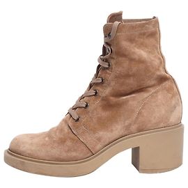 Gianvito Rossi Botas Camel Foster - tamanho EU 38,5