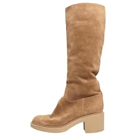 Stivali alti Camel Hynde - taglia EU 38,5 - Gianvito Rossi