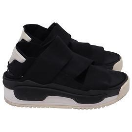 Y3 Sandalias de tira elástica Adidas x Y-3 Hokori en poliéster negro