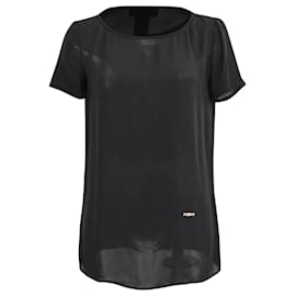 Blusa Dsquared2 en seda negra