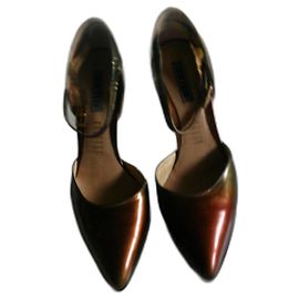 Décolleté Vic Matié Pelle Vernice Cognac