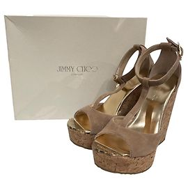 Wildleder-Sandalen von Jimmy Choo