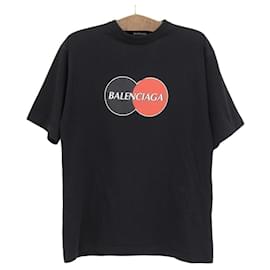 Balenciaga Sinners Print Logo Tee in Black Cotton ref.JC2103464