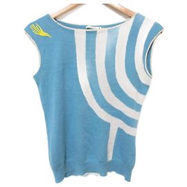 Autre Marque Mina Perhonen Soar Top in Maglia di Cotone e Angora