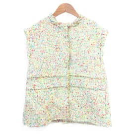 Autre Marque Chaleco de Flecos de Tweed Lame SPRING