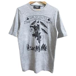 Autre Marque Camiseta de algodón estampada DSQUARED2