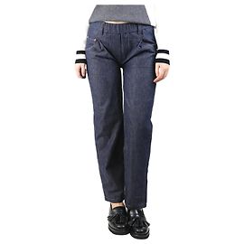 Brunello Cucinelli Pantalones de mezclilla elásticos índigo - talla UK 8