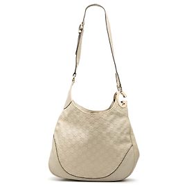 Weißer Guccissima Charlotte Umhängetasche von Gucci