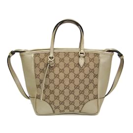 Borsa a mano Gucci GG Canvas Bree Small