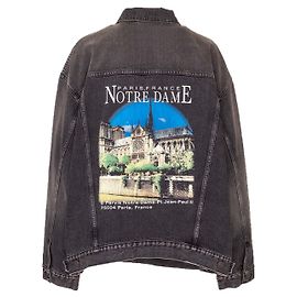 Giacca di denim Balenciaga Notre Dame