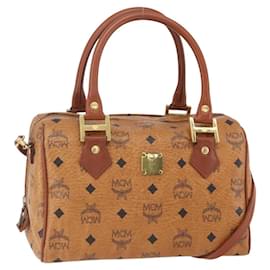 MCM Visetos logogramme Handbag Canvas and Leather