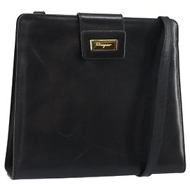 Vintage Schultertasche aus Leder von Salvatore Ferragamo