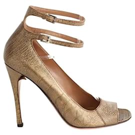 Alaïa Goldene Lederabsätze