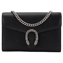 GUCCI - Borsa a tracolla Dionysus Gucci in pelle granulata nera