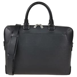 Borsa a tracolla Oliver in pelle Epi nera Louis Vuitton