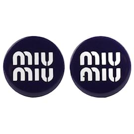 MIU MIU - Orecchini Miu Miu in plastica viola