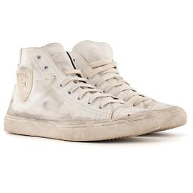 SAINT LAURENT - Sneakers Beldford Saint Laurent aus weißem und grauem Leder (T37)