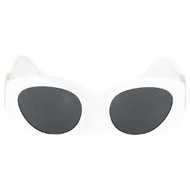 Gafas de sol Burberry blancas/negras en forma de mariposa