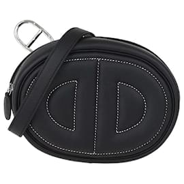 Borsa a cintura In The Loop in pelle Swift nera di Hermès