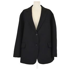 Autre Marque Blazer Oversized Tansy de Poliéster Negro de The Frankie Shop
