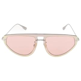 Christian Dior Ultime 2 Sonnenbrille Silber/Rosa