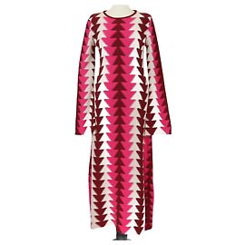 Autre Marque Maxikleid aus mehrfarbigem Jacquardstrick von La DoubleJ