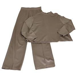 Hemd und Hosen Set aus Seidenmischung Stretch Dris Etoupe von Hermès
